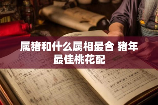 属猪和什么属相最合 猪年最佳桃花配