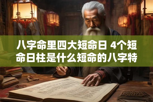 八字命里四大短命日 4个短命日柱是什么短命的八字特征有哪些 八字命里四大短命日 4个短命日柱是什么短命的八字特征有哪些