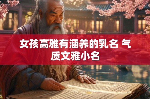 女孩高雅有涵养的乳名 气质文雅小名 女孩高雅有涵养的乳名 气质文雅小名