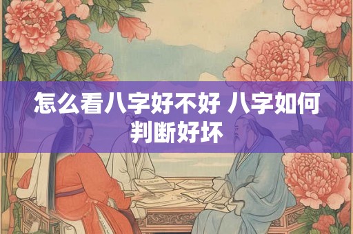 怎么看八字好不好 八字如何判断好坏 怎么看八字好不好 八字如何判断好坏