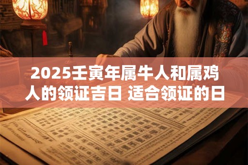 2025壬寅年属牛人和属鸡人的领证吉日 适合领证的日子 2025壬寅年属牛人和属鸡人的领证吉日 适合领证的日子