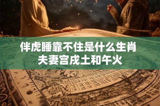 伴虎睡靠不住是什么生肖 夫妻宫戌土和午火 伴虎睡靠不住是什么生肖 夫妻宫戌土和午火