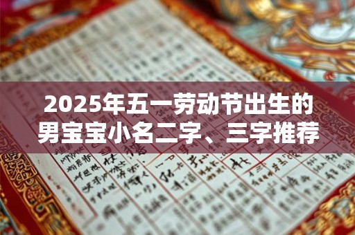 2025年五一劳动节出生的男宝宝小名二字、三字推荐