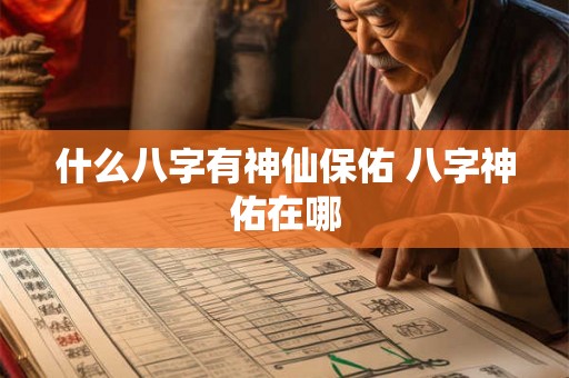 什么八字有神仙保佑 八字神佑在哪
