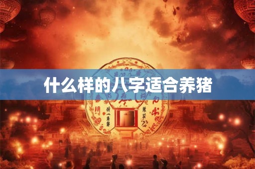 什么样的八字适合养猪
