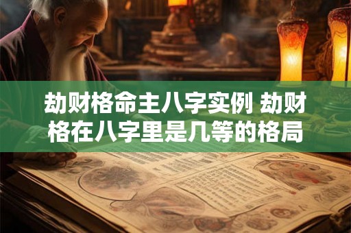 劫财格命主八字实例 劫财格在八字里是几等的格局