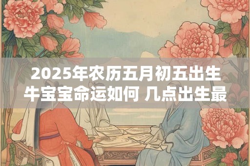 2025年农历五月初五出生牛宝宝命运如何 几点出生最好
