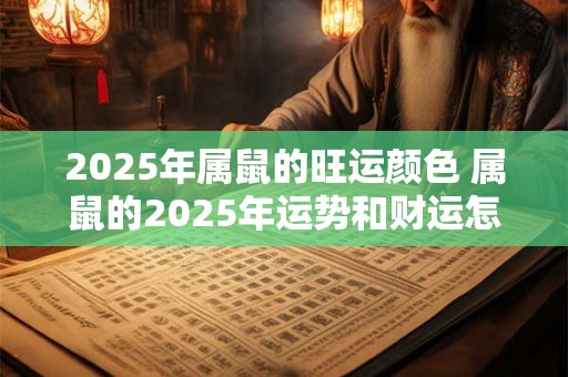 2025年属鼠的旺运颜色 属鼠的2025年运势和财运怎么样 2025年属鼠的旺运颜色 属鼠的2025年运势和财运怎么样