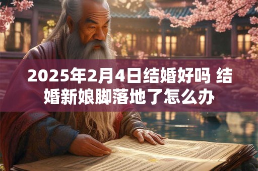 2025年2月4日结婚好吗 结婚新娘脚落地了怎么办