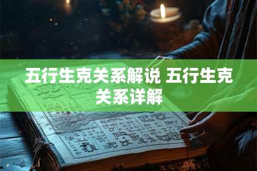 五行生克关系解说 五行生克关系详解