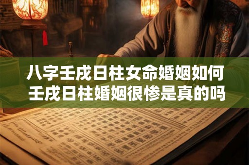 八字壬戌日柱女命婚姻如何 壬戌日柱婚姻很惨是真的吗一生命运如何