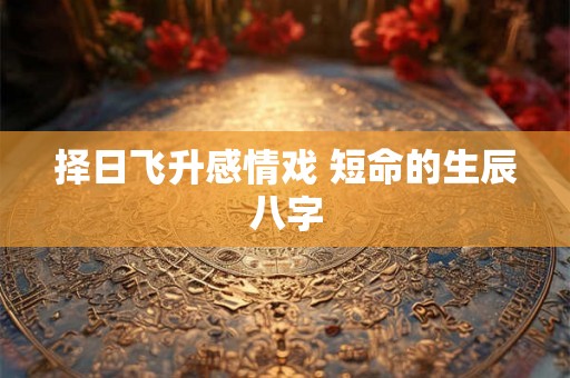 择日飞升感情戏 短命的生辰八字
