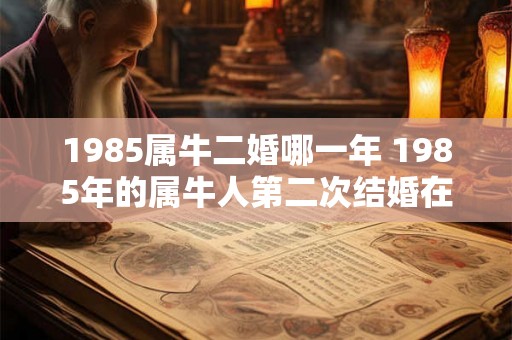 1985属牛二婚哪一年 1985年的属牛人第二次结婚在哪一年 1985属牛二婚哪一年 1985年的属牛人第二次结婚在哪一年