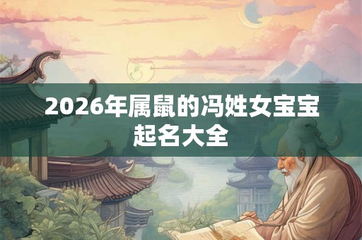 2026年属鼠的冯姓女宝宝起名大全 2026年属鼠的冯姓女宝宝起名大全