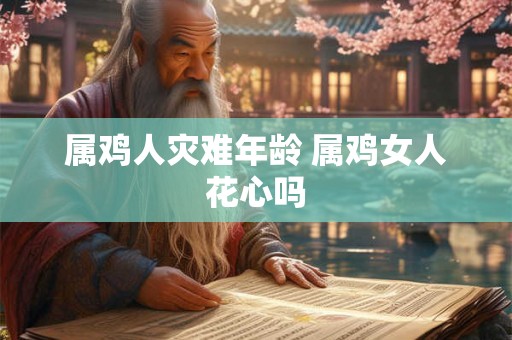 属鸡人灾难年龄 属鸡女人花心吗