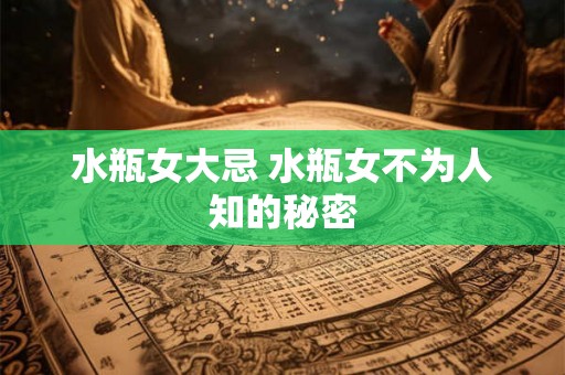 水瓶女大忌 水瓶女不为人知的秘密