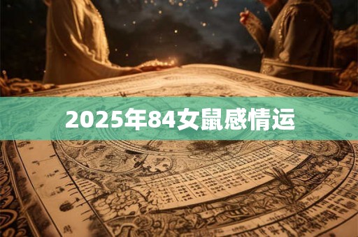 2025年84女鼠感情运