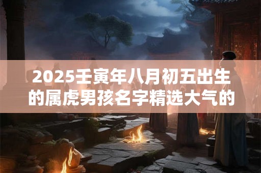 2025壬寅年八月初五出生的属虎男孩名字精选大气的