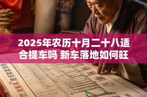 2025年农历十月二十八适合提车吗 新车落地如何旺车 2025年农历十月二十八适合提车吗 新车落地如何旺车