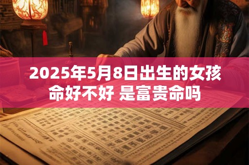 2025年5月8日出生的女孩命好不好 是富贵命吗 2025年5月8日出生的女孩命好不好 是富贵命吗