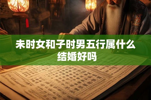 未时女和子时男五行属什么 结婚好吗 未时女和子时男五行属什么 结婚好吗
