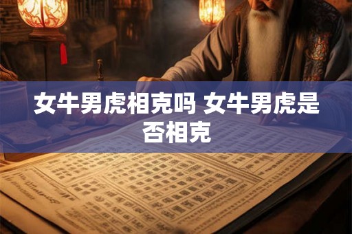 女牛男虎相克吗 女牛男虎是否相克