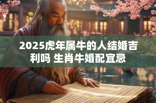 2025虎年属牛的人结婚吉利吗 生肖牛婚配宜忌 2025虎年属牛的人结婚吉利吗 生肖牛婚配宜忌