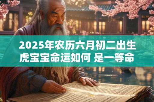 2025年农历六月初二出生虎宝宝命运如何 是一等命吗 2025年农历六月初二出生虎宝宝命运如何 是一等命吗
