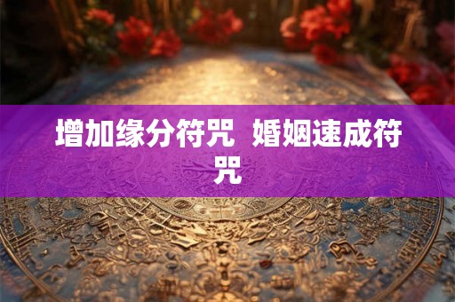 增加缘分符咒 婚姻速成符咒 增加缘分符咒 婚姻速成符咒