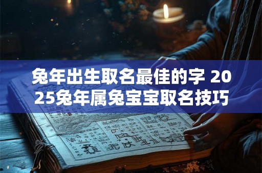 兔年出生取名最佳的字 2025兔年属兔宝宝取名技巧 兔年出生取名最佳的字 2025兔年属兔宝宝取名技巧