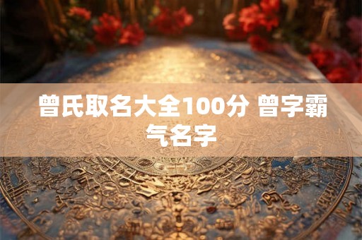 曾氏取名大全100分 曾字霸气名字