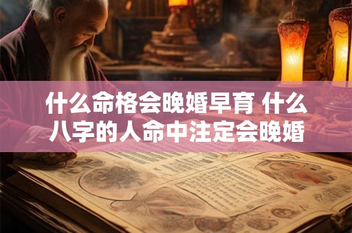 什么命格会晚婚早育 什么八字的人命中注定会晚婚 什么命格会晚婚早育 什么八字的人命中注定会晚婚