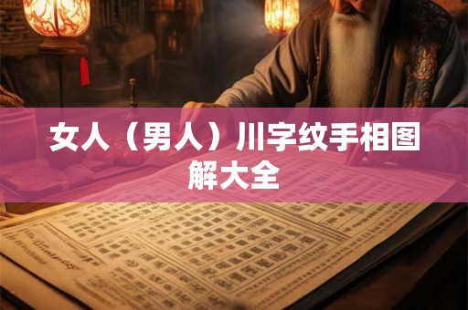 女人(男人)川字纹手相图解大全 女人(男人)川字纹手相图解大全