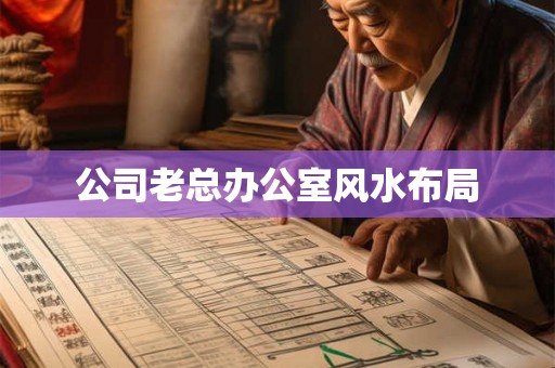 公司老总办公室风水布局 公司老总办公室风水布局