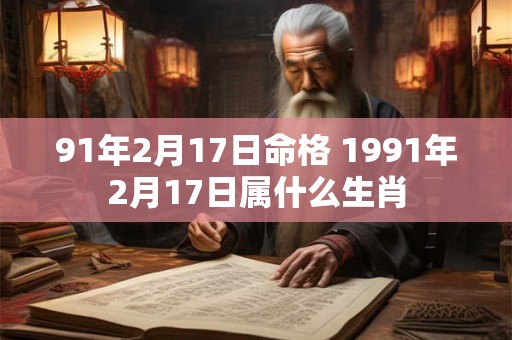 91年2月17日命格 1991年2月17日属什么生肖 91年2月17日命格 1991年2月17日属什么生肖