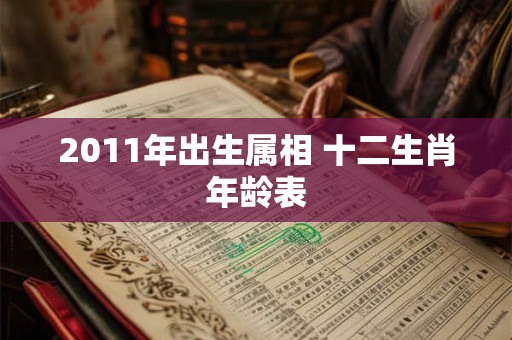 2011年出生属相 十二生肖年龄表 2011年出生属相 十二生肖年龄表