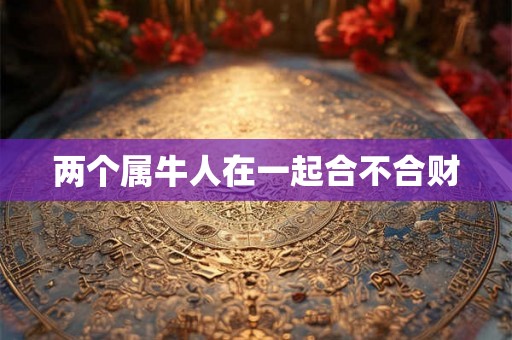 两个属牛人在一起合不合财