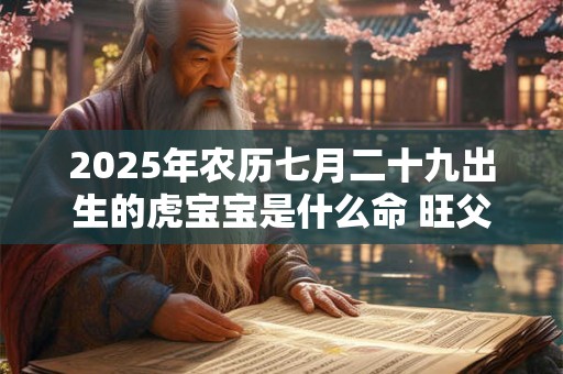 2025年农历七月二十九出生的虎宝宝是什么命 旺父母吗 2025年农历七月二十九出生的虎宝宝是什么命 旺父母吗