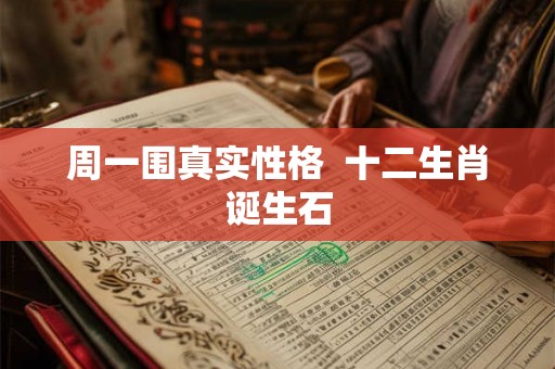 周一围真实性格 十二生肖诞生石 周一围真实性格 十二生肖诞生石