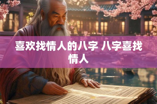 喜欢找情人的八字 八字喜找情人 喜欢找情人的八字 八字喜找情人