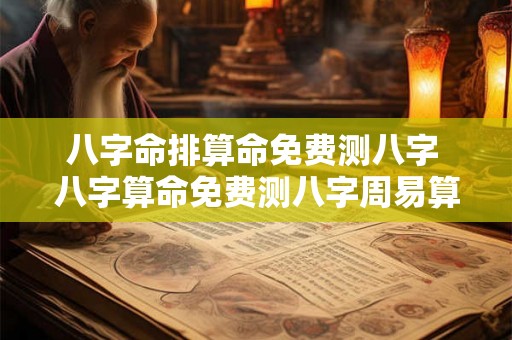 八字命排算命免费测八字 八字算命免费测八字周易算命 八字命排算命免费测八字 八字算命免费测八字周易算命