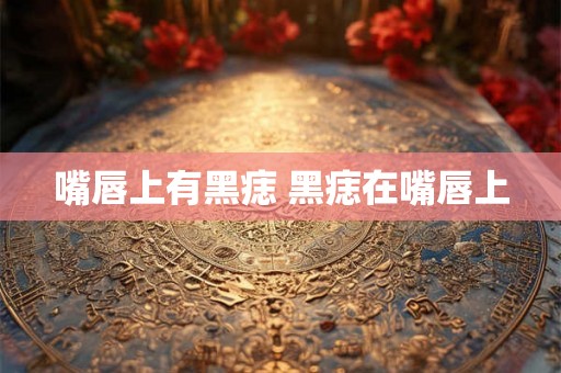 嘴唇上有黑痣 黑痣在嘴唇上 嘴唇上有黑痣 黑痣在嘴唇上
