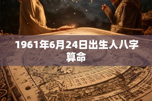 1961年6月24日出生人八字算命