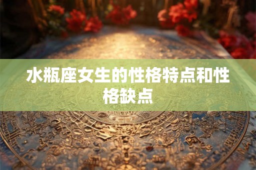 水瓶座女生的性格特点和性格缺点 水瓶座女生的性格特点和性格缺点