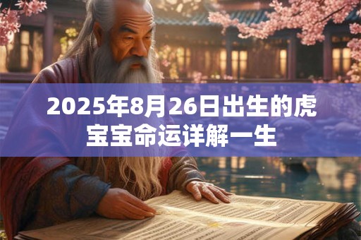 2025年8月26日出生的虎宝宝命运详解一生 2025年8月26日出生的虎宝宝命运详解一生