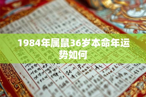 1984年属鼠36岁本命年运势如何 1984年属鼠36岁本命年运势如何