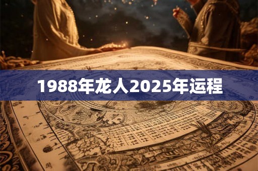 1988年龙人2025年运程 1988年龙人2025年运程
