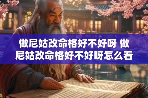 做尼姑改命格好不好呀 做尼姑改命格好不好呀怎么看 做尼姑改命格好不好呀 做尼姑改命格好不好呀怎么看