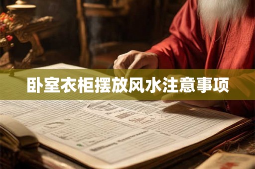 卧室衣柜摆放风水注意事项 卧室衣柜摆放风水注意事项