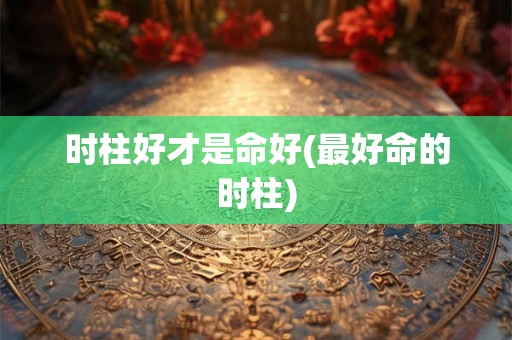 时柱好才是命好(最好命的时柱) 时柱好才是命好(最好命的时柱)